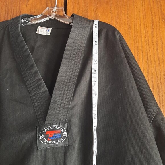 NEW ! Redox Taekwondo Unisex Uniform Black Size 6 - Picture 2 of 4
